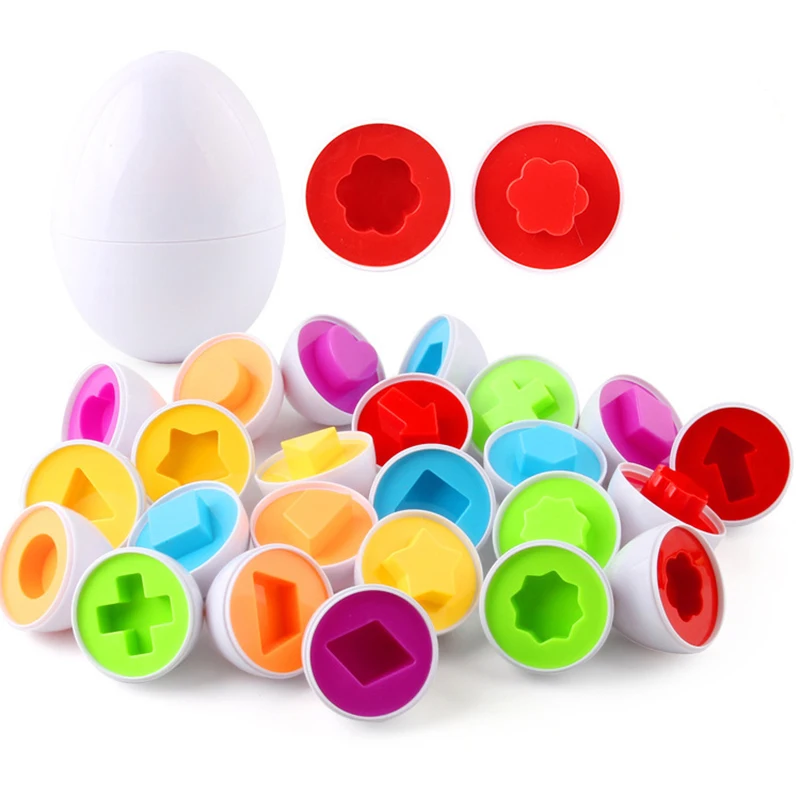 Обучающие математические игрушки Монтессори интеллектуальные яйца 3D