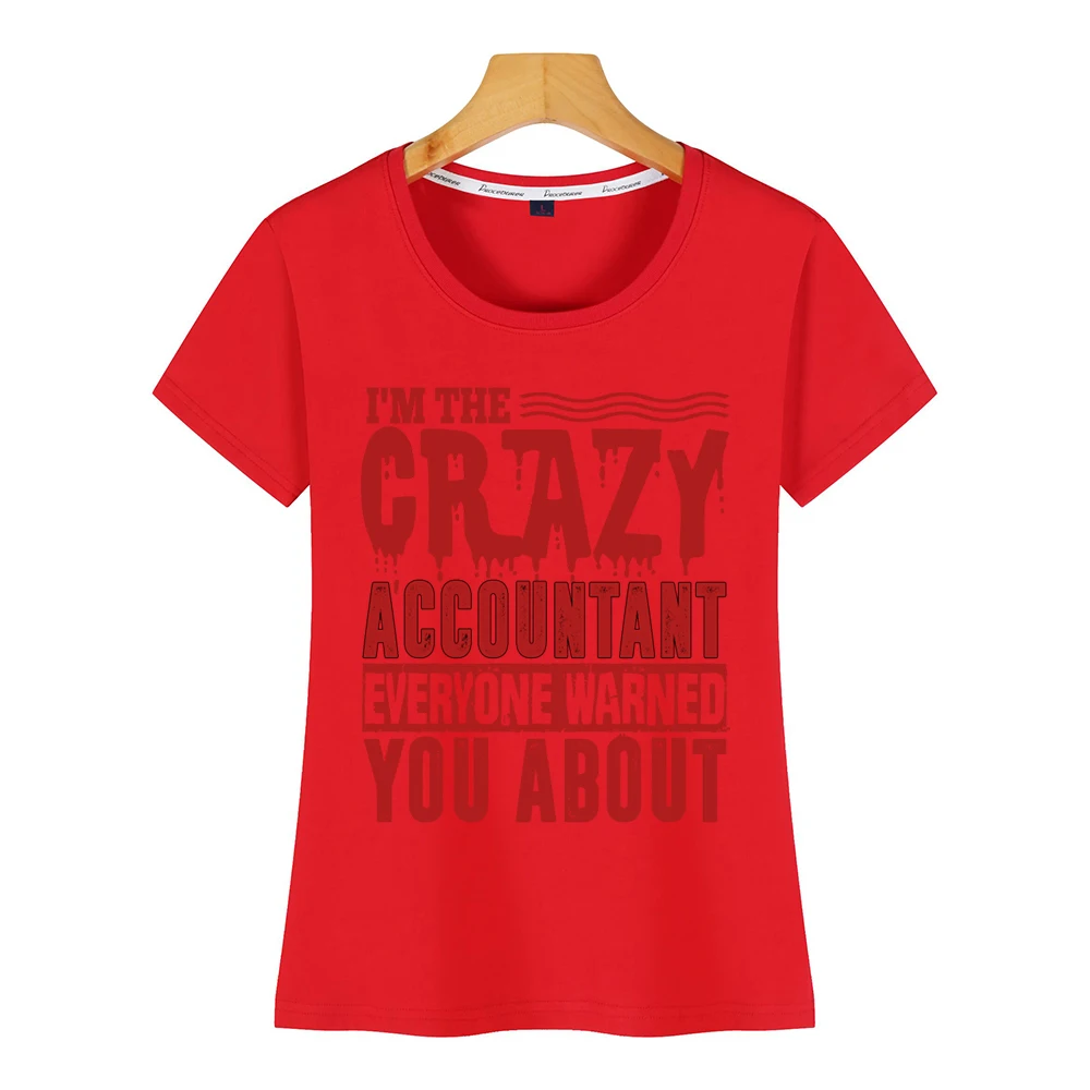 Женская футболка забавная белая короткая женская с надписью Im Crazy An | одежда