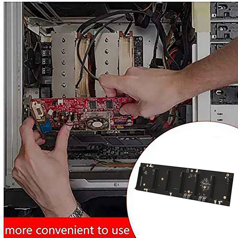 Оригинальная материнская плата для майнинга BTC 6 карт PCIE X16 слот графической карты