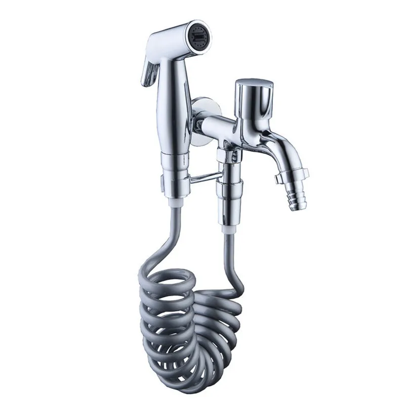 Медный угловой клапан многофункциональный туалет пистолет распылитель Женский