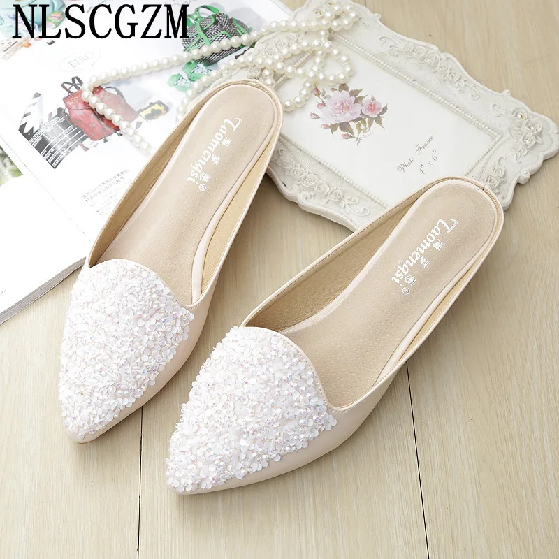 

Bling Woman Slippers Ladies Slippers Mules Shoes Women Slippers Women Summer 2021 Ladies Shoes Female Shoes Zapatillas De Mujer