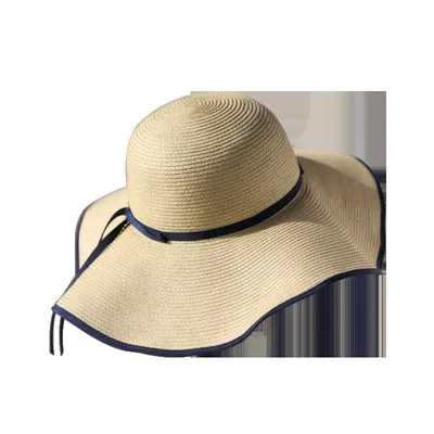 

2021 new big brimmed hat ladies summer seaside beach sunscreen sunhat