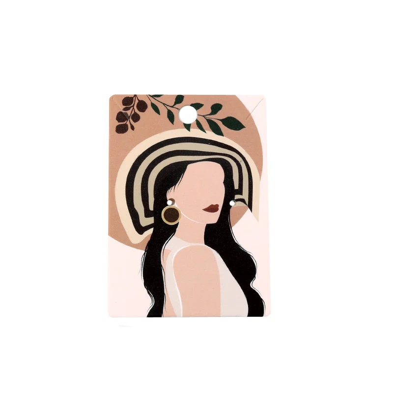 

Картонная упаковка для ювелирных изделий, 5 шт./Лот, 7 см