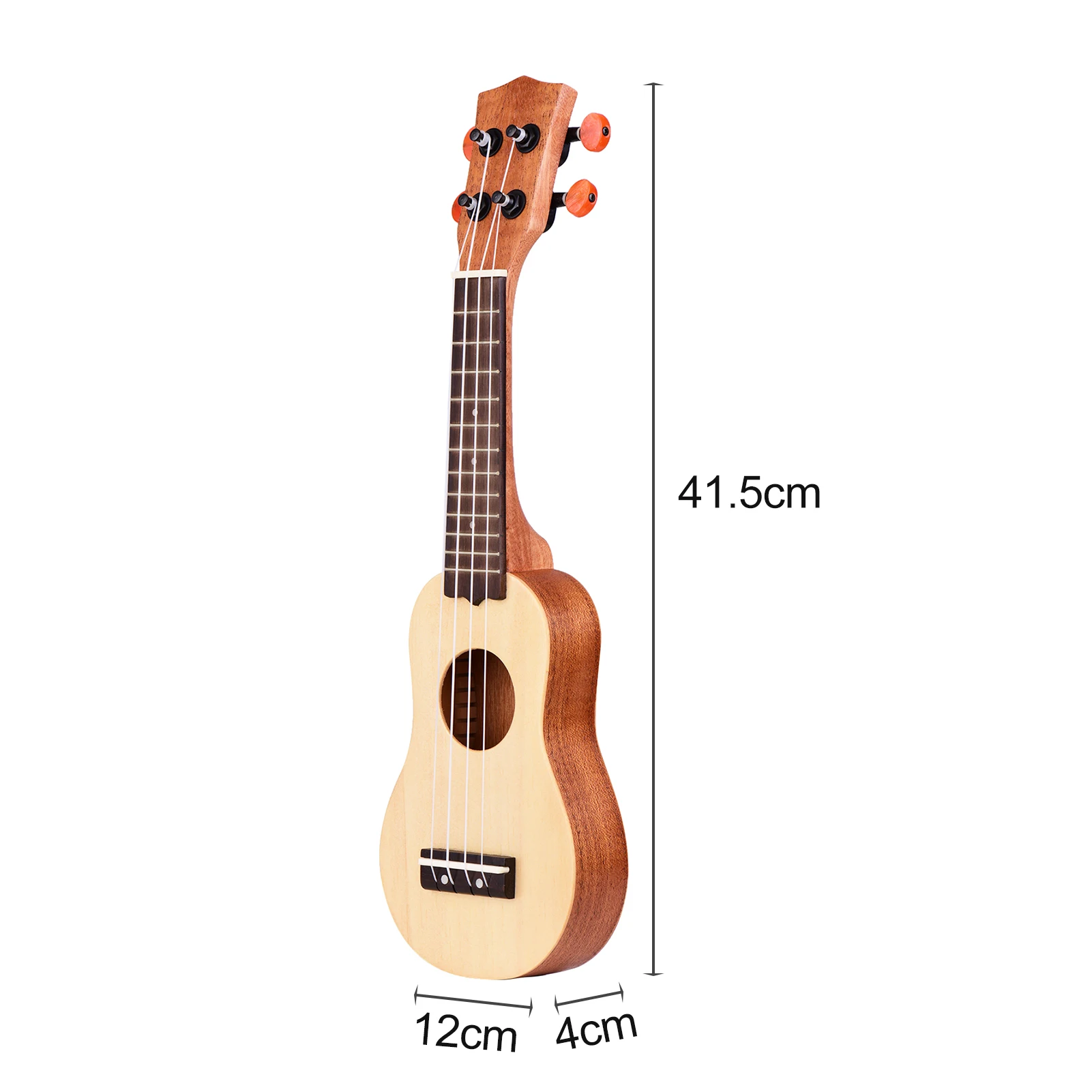 Укулеле акустическое Muslady дорожное портативное 4 струнное гитарное устройство с