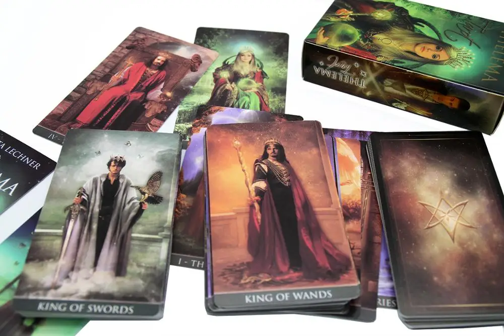 Карты Thelema Tarot деки Lo Scarabeo пять языков английский испанский французский