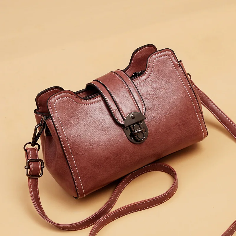 

Boutique single handbag women's bag 2020 autumn new messenger bag Korean version of all-match PU leather ladies fashion
