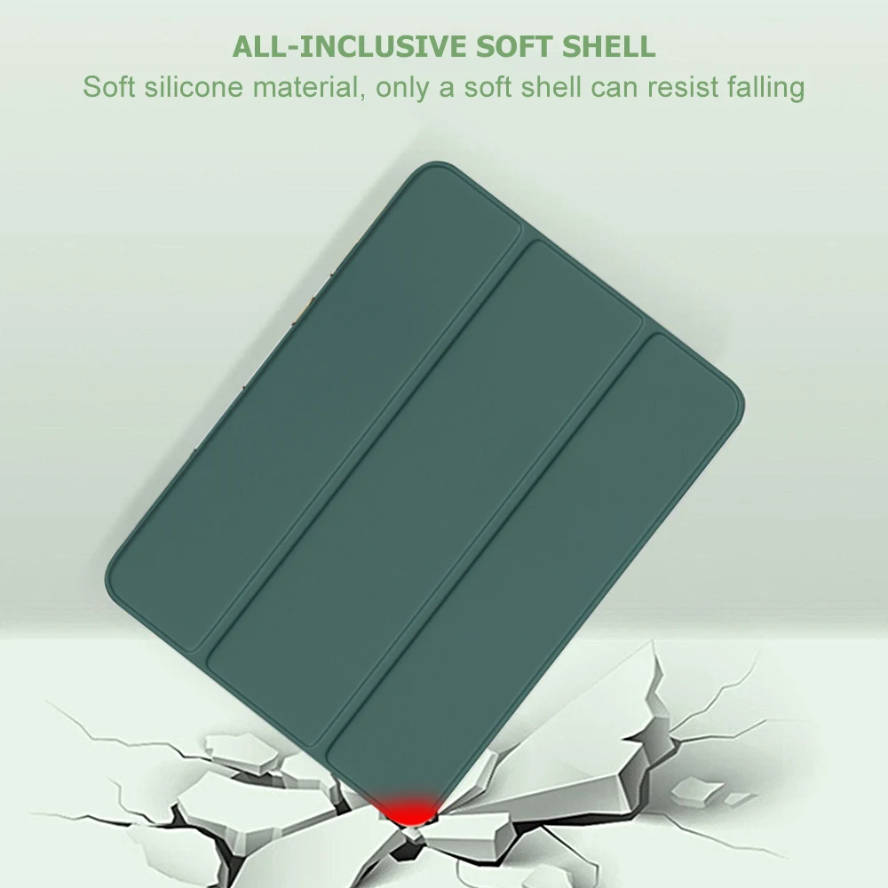 

Tri-fold Protective Cover for Apple iPad 11 10.2 10.9 7.9 10.5 inch Case for ipad 7 8 5 6 air 1 2 3 4 mini 4 5 case tablet funda