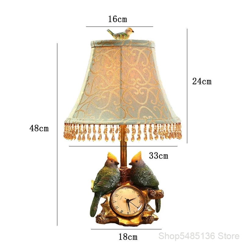 Декоративная Птица из Искусство настольная лампа деко для Гостиная Nordic дома