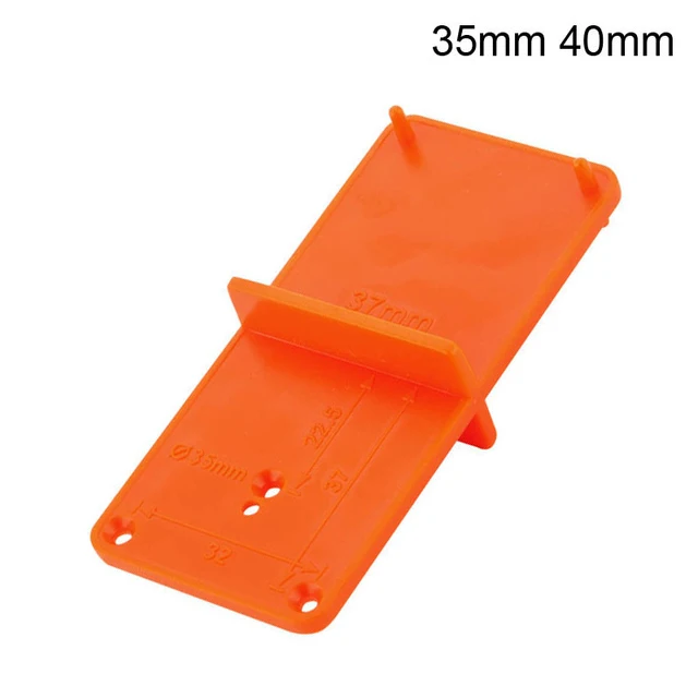 

Woodworking Plastic Hole Locator Drilling Guide Positioner Template Hinge Tools