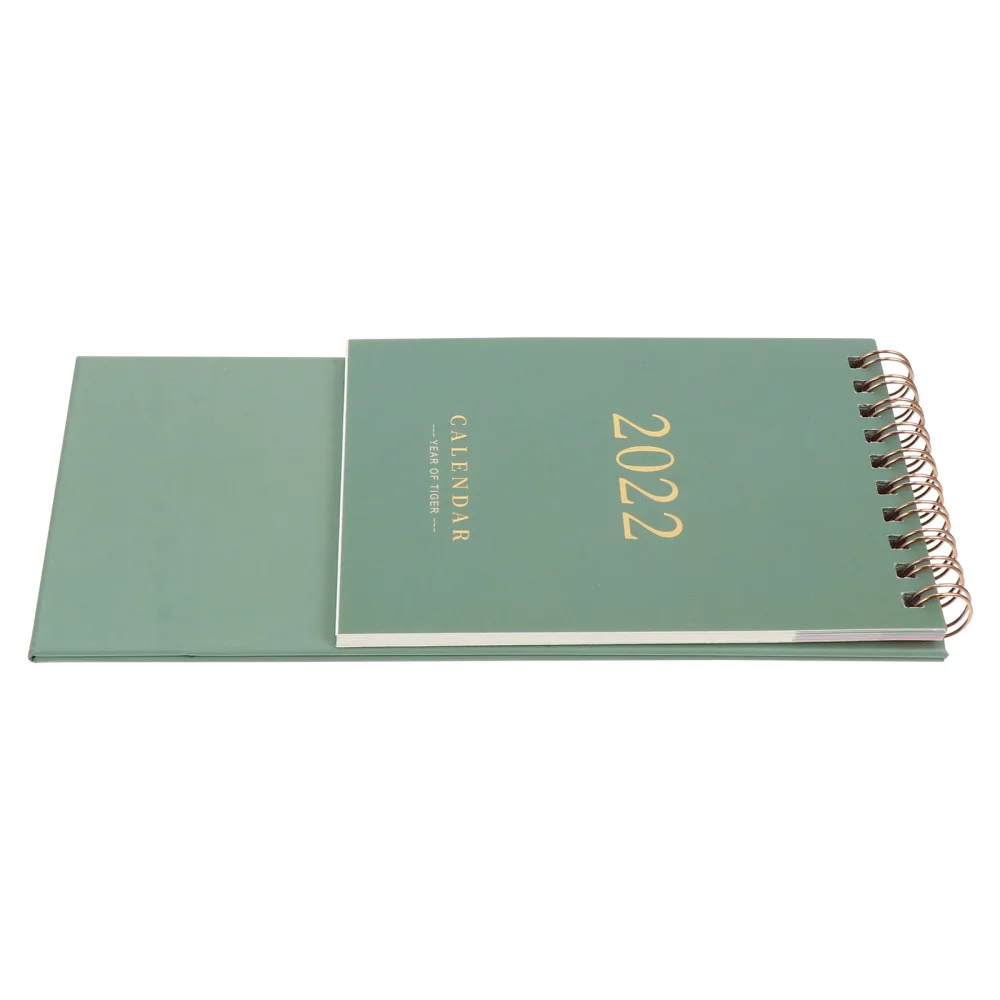 

1Pc Chic Color 2022 Tabletop Calendar Decorative Small Calendar Desktop Decor