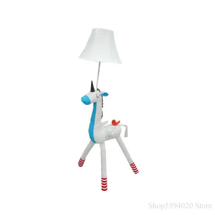 Современный мультяшный торшер стоячая лампа тканевый Лофт декор для гостиной