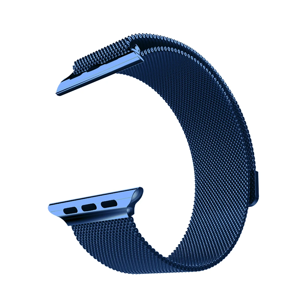 Миланская петля браслет из нержавеющей стали для Apple Watch серии 1 2 3 42 мм 38 мм металлический ремешок для iwatch 4 5 40 мм 44 мм