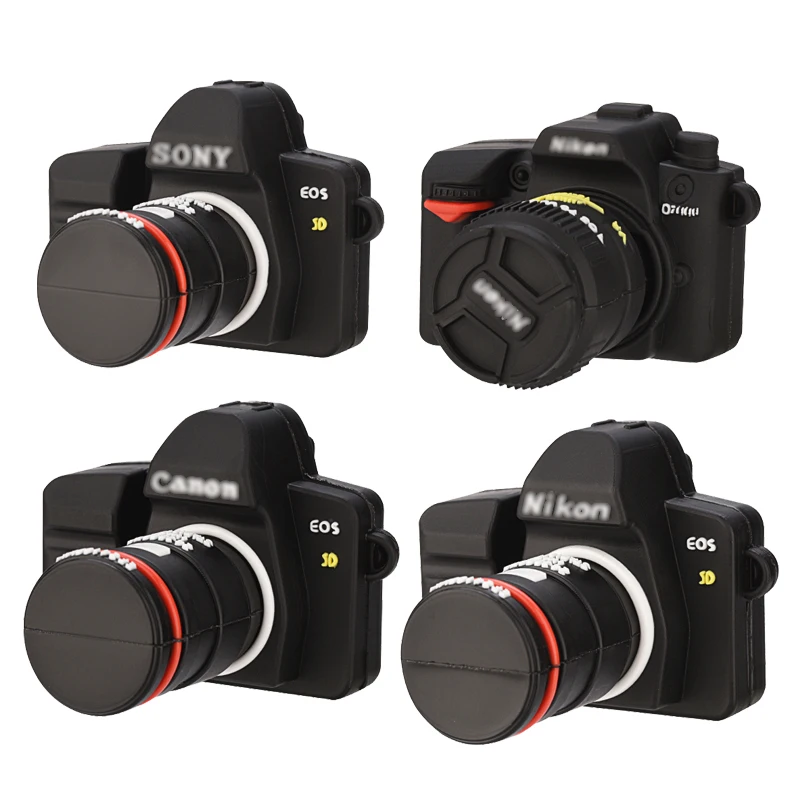 Модель камеры usb флеш накопитель мультяшная карта памяти 4 ГБ 8 16 32 64 Гб флешки 128