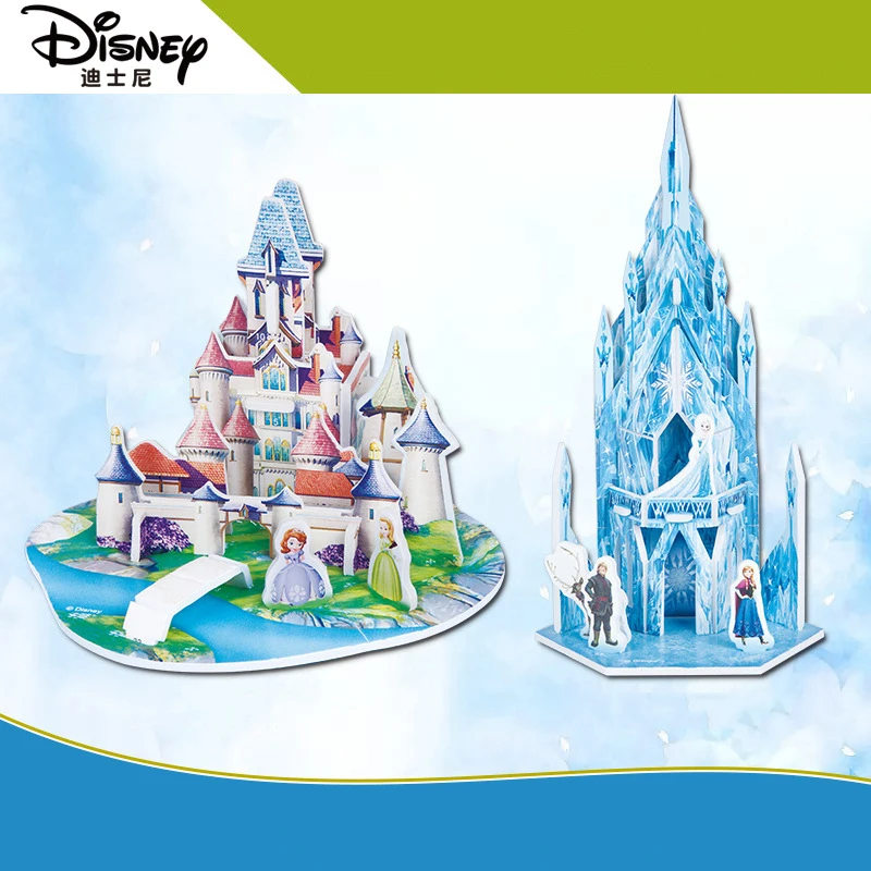 Бумажные 3D Пазлы Disney Snow Sophia для детей 3 4 5 6 7 лет мужчин и женщин|Пазлы| |