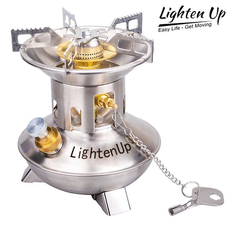 

Lighten Up Outdoor Gas Stove Camping Gas Burner Electronic Stove hiking Portable Foldable Gas Stoves