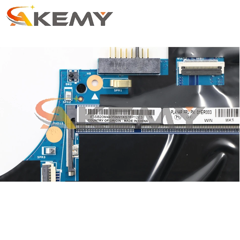 for lenovo thinkpad t560 laptop motherboard with cpu i5 63006200u tested 100 work fru 01er003 01ay300 01ay306 01ay326 01ay320 free global shipping