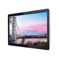 15 6 inch wall mount touch screen digital signage advertising display screen monitors for video playback