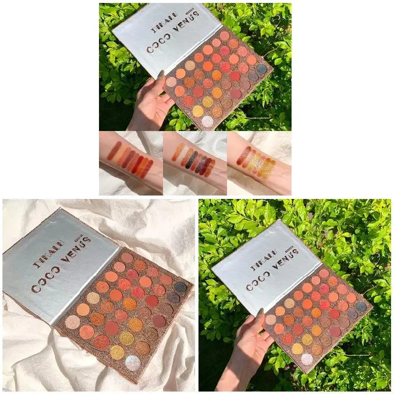 

35 Colors Eyeshadow Makeup Pallete Matte Shimmery Long Lasting Silky Powder Eye Makeup Set SMJGood