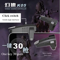 k05 abs game controller accessorie fr pubg gamepad joystick trigger aim shooting handle l1r1 key aux fire button for ios android
