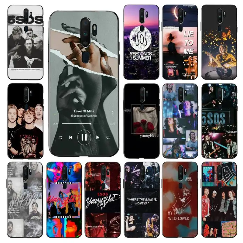 

YNDFCNB 5SOS Youngblood Pop punk band Phone Case for vivo Y91C Y11 17 19 53 81 31 91 for Oppo a9 2020