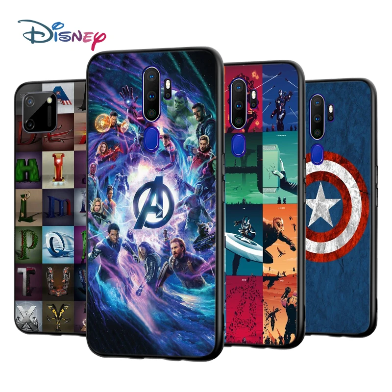 

Avengers Marvel For OPPO A5 A9 A7 A11X A1K A12 A12E A31 A32 A53 A53S A72 A73 A93 AX7 Pro 2020 Silicone Phone Case
