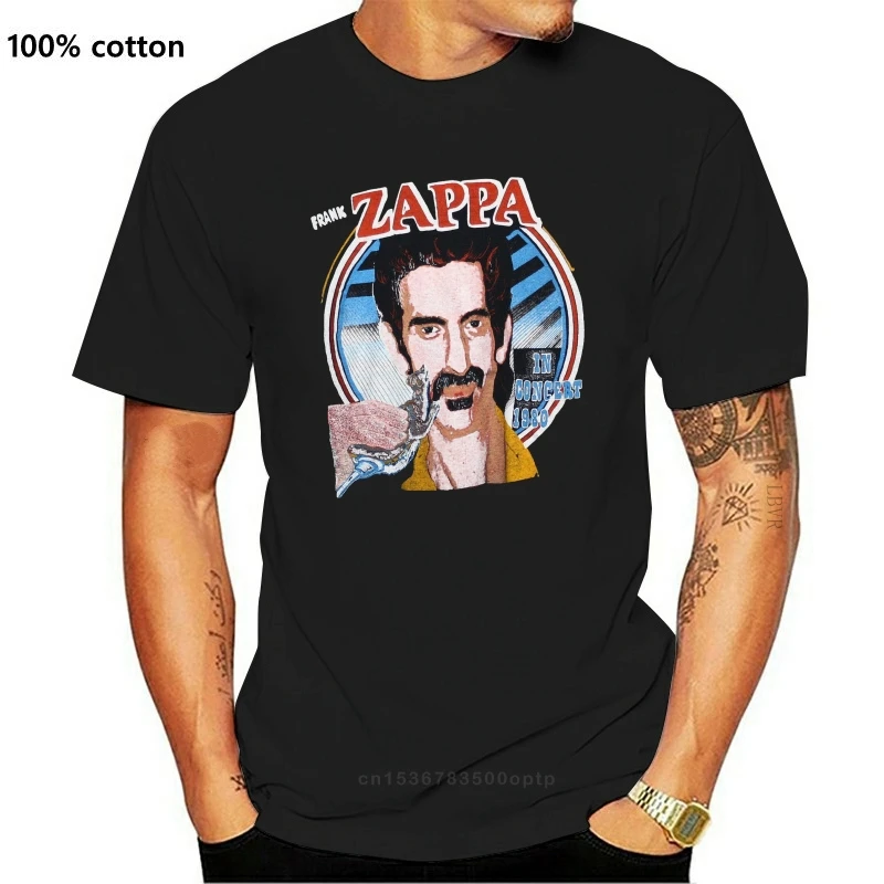 Рубашка Frank Zappa Винтажная Футболка с принтом 1980 Sheik Yerbouti Детские змеи