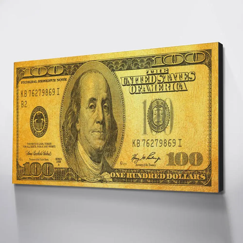 Плакат очарование денег Холст Картина Декор для комнаты плакаты и принты