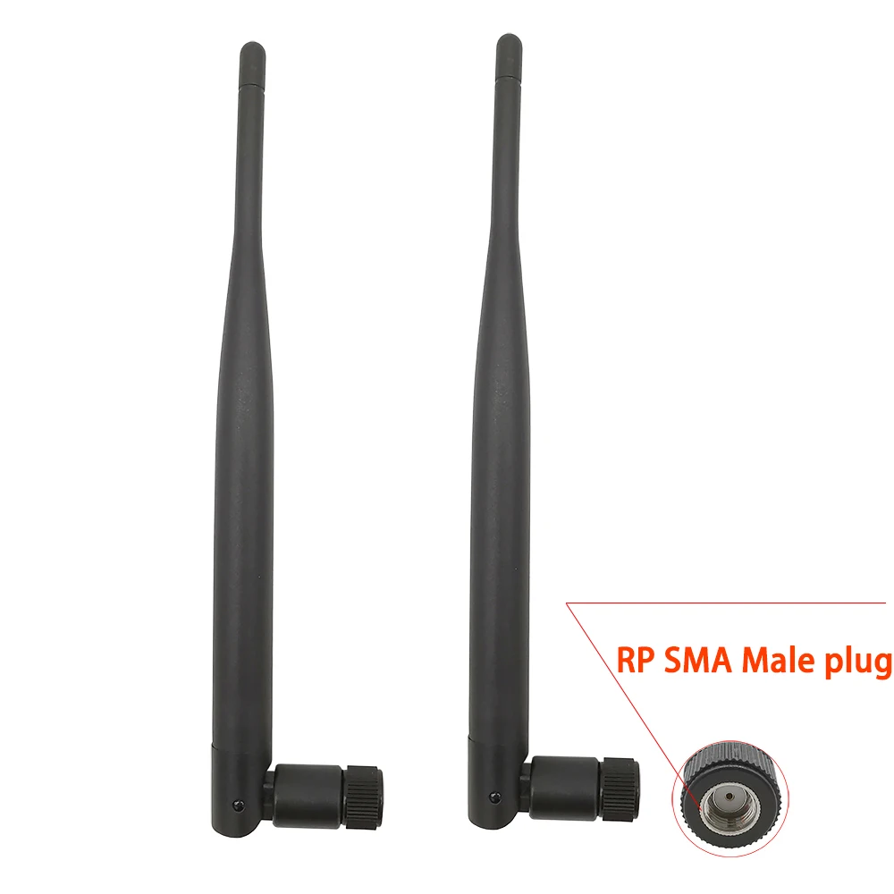2 шт. 4 ГГц Wi Fi маршрутизатор Антенна 5dbi Dual Band Беспроводной Маршрутизаторы антенна