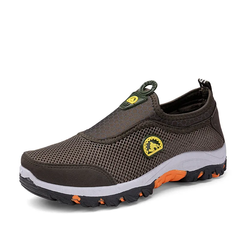 Hiking shoes 2020 new mesh men breathable non-slip wear-resistant sports casual running classic cloth | Обувь