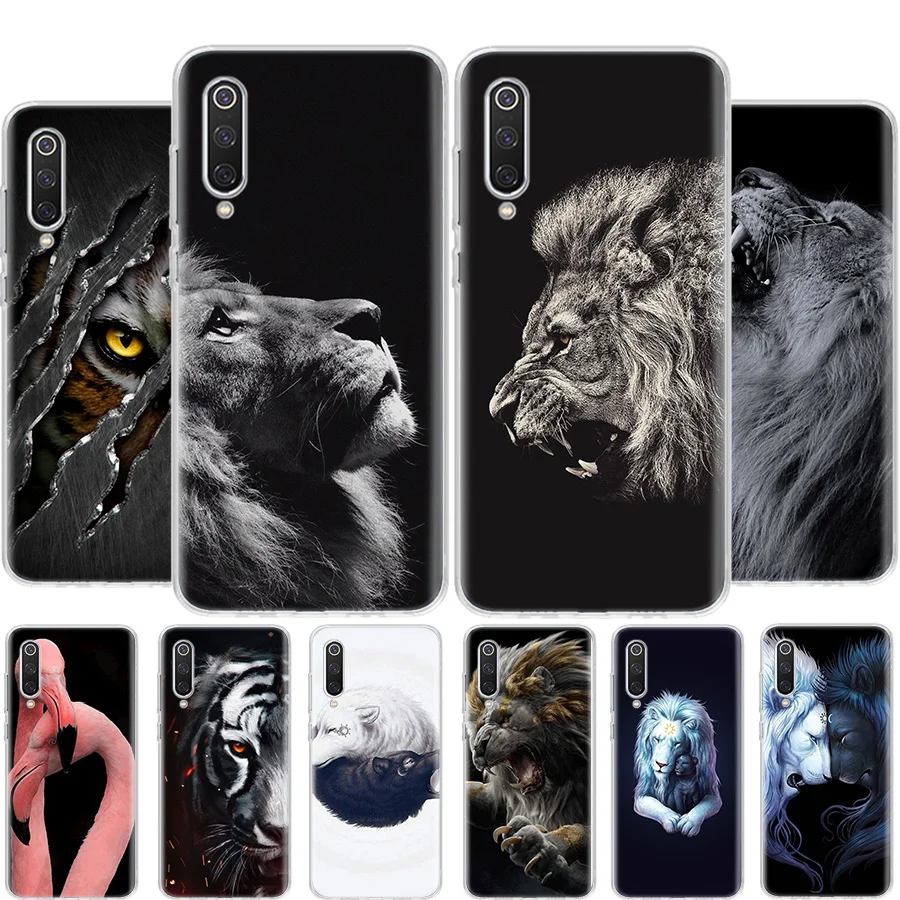 

Animal Lion Wolf Phone Case For Xiaomi Mi 11T 11i 11 Ultra 10 Lite 5G 12 Pro 12X 10T 9T 9 8 6X 5X Coque Shell