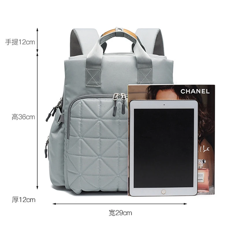 

Fashion Diaper Bag Backpack multi function waterproof Mommy bag baby travel bottle thermos bag newborn care Backpack