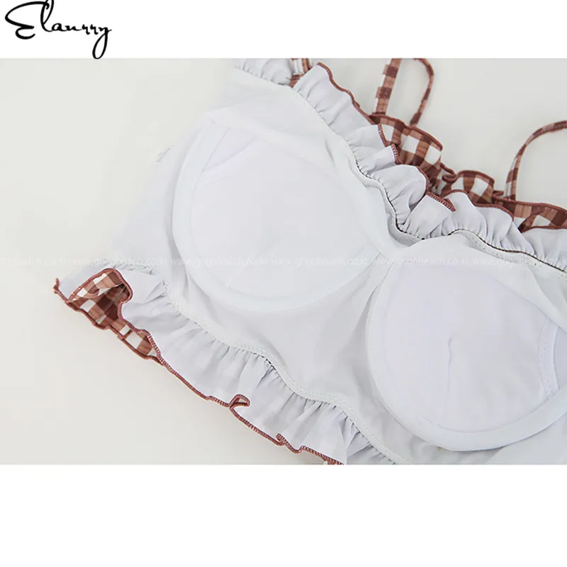 Купальник-бикини женский пуш-ап с высокой талией | Женская одежда