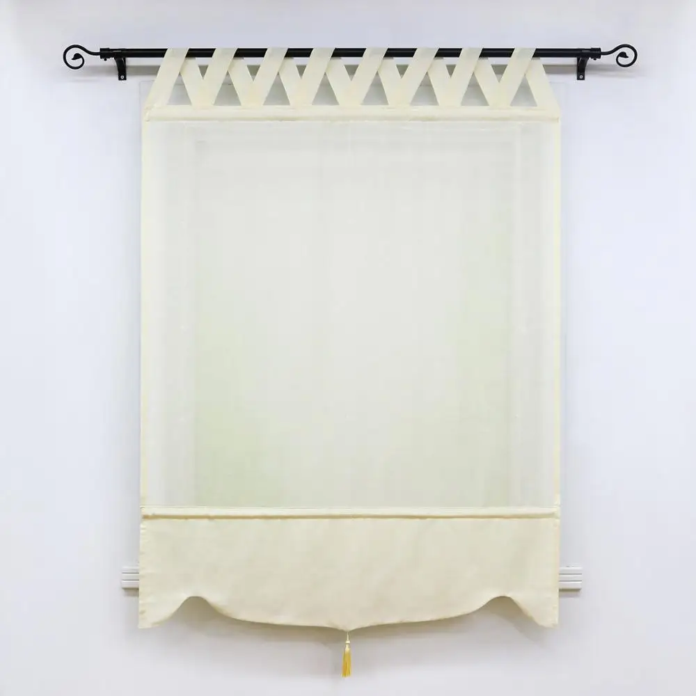 5 цветов римские занавески подвесные окна отвесные тюлевые Затемненные вуаль