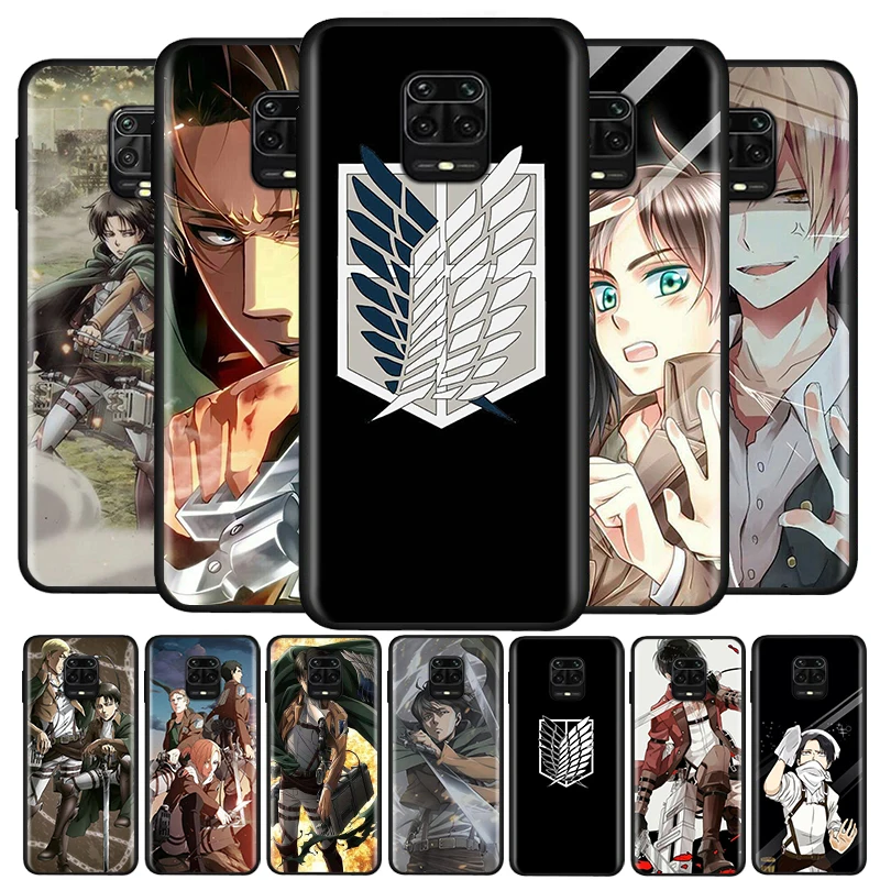 

Anime attack on Titan For Xiaomi Redmi Note10 10S 9T 9S 9 8T 8 7 6 5A 5 4 4X Prime Pro Max Soft Silicone Phone Case
