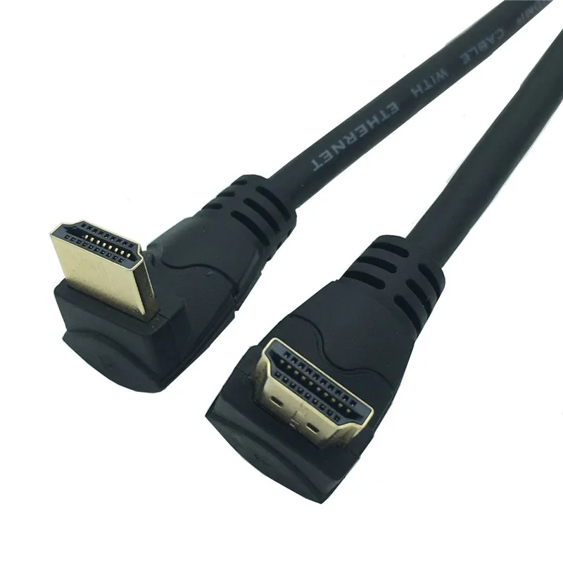 4K HD TV 2 0 кабель с углом поворота 90/270 градусов HDMI совместимый к кабелю 2K * для ТВ ПК