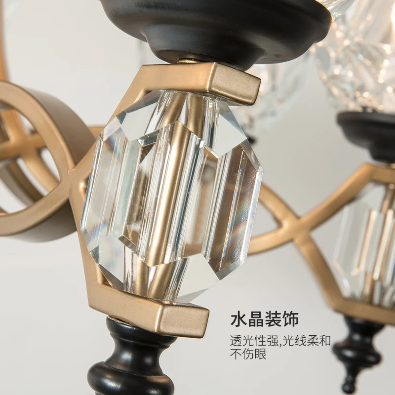 Милан витрина стеклянный абажур Люстра светильник ing E27 Светодиодный