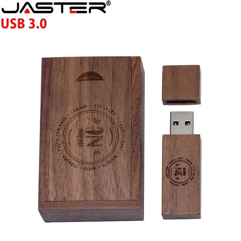 Usb флеш-накопитель JASTER usb 3 0 8/16/32 ГБ деревянный корпус с логотипом на заказ