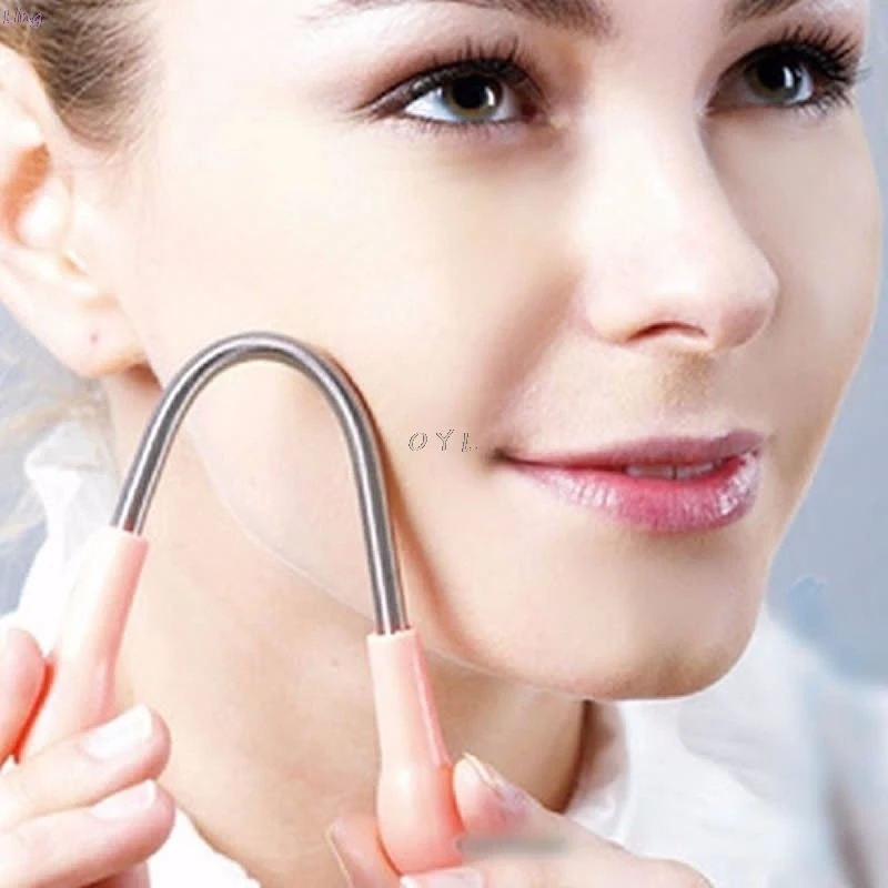 Снятие макияжа эпилятор сгибание пружины палка для лица удаление корней