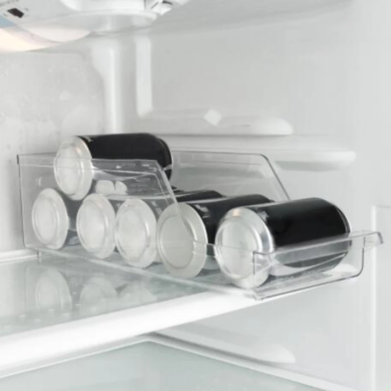 Plastic Refrigerator and Freezer Storage Organizer Water Bottle Drink Holder for Kitchen Basement Garage Fridge BPA-Free | Дом и сад