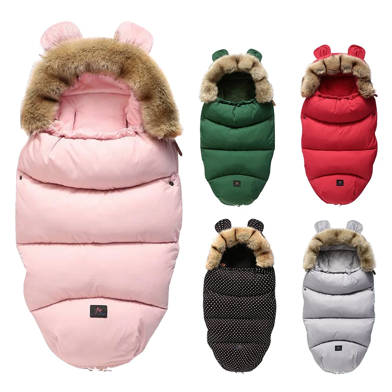 Детская коляска для новорожденных спальный мешок теплый Конверт 100 см хлопок