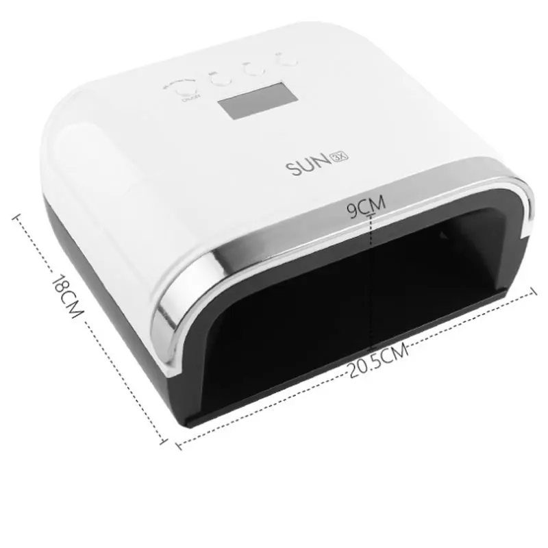 

48W SUN3X Smart Nail Phototherapy Machine LCD Display Dual Light Source Painless Mode Nail Lamp Uv Light Nail Dryer