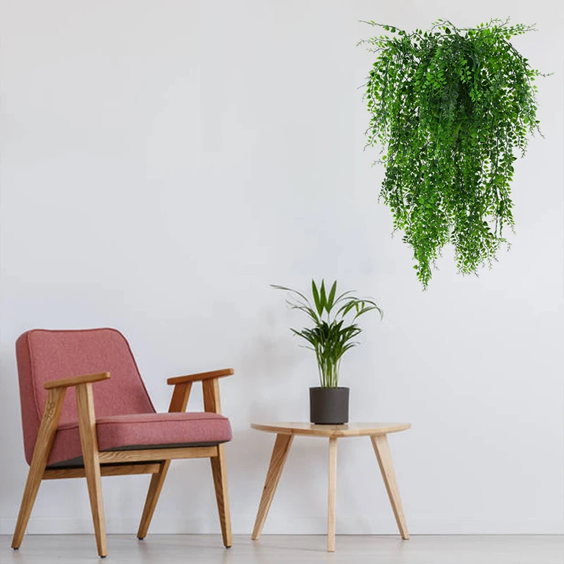 

Artificial Plant Vines Wall Hanging Simulation Rattan Leaves Branches Green Plant Ivy Leaf Home Wedding Decoration Plant-Fall