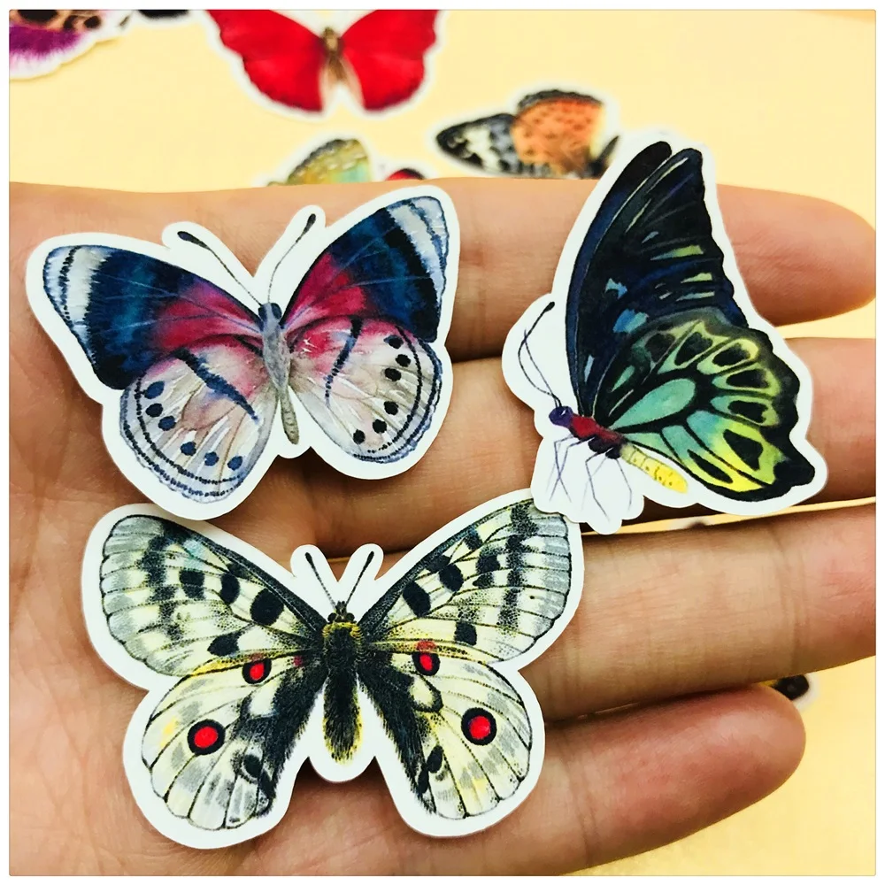 31 шт./упак. 2019 красивая бабочка наклейка с бабочками рукоделие Скрапбукинг альбом