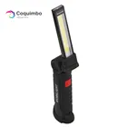 Фонарик, светодиодный с крючком для палаток, заряжаемый по USB, магнит малого размера