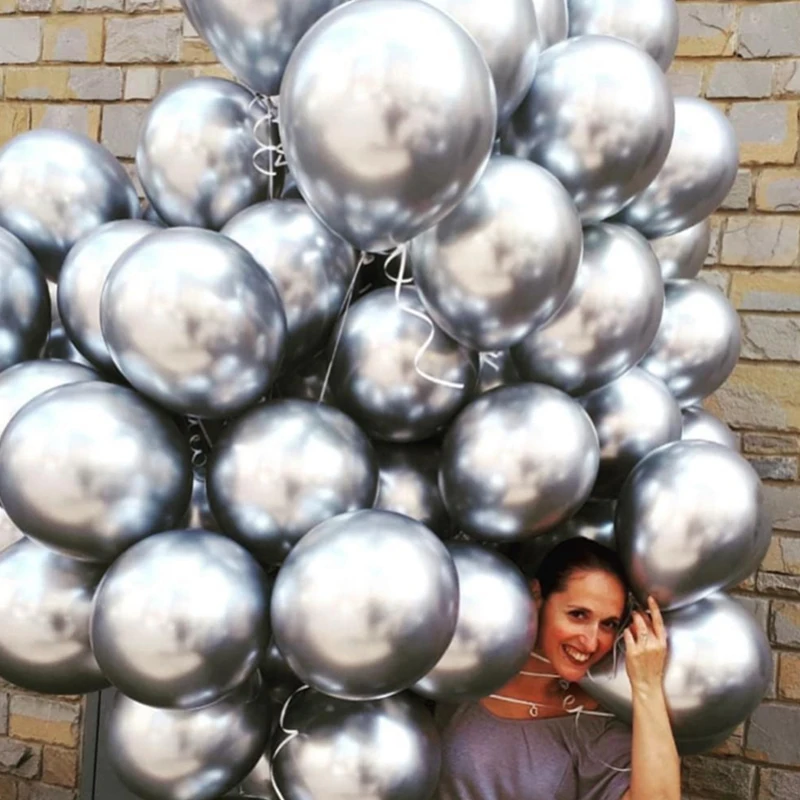

10pcs 12inch Metallic Balloons Kids Birthday Party Supplies Decorations Child Children Disposable Tableware