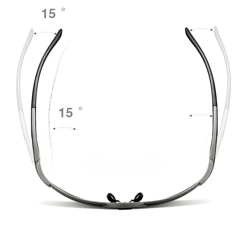 Мужские солнцезащитные очки без оправы VEITHDIA брендовые дизайнерские алюминиевые