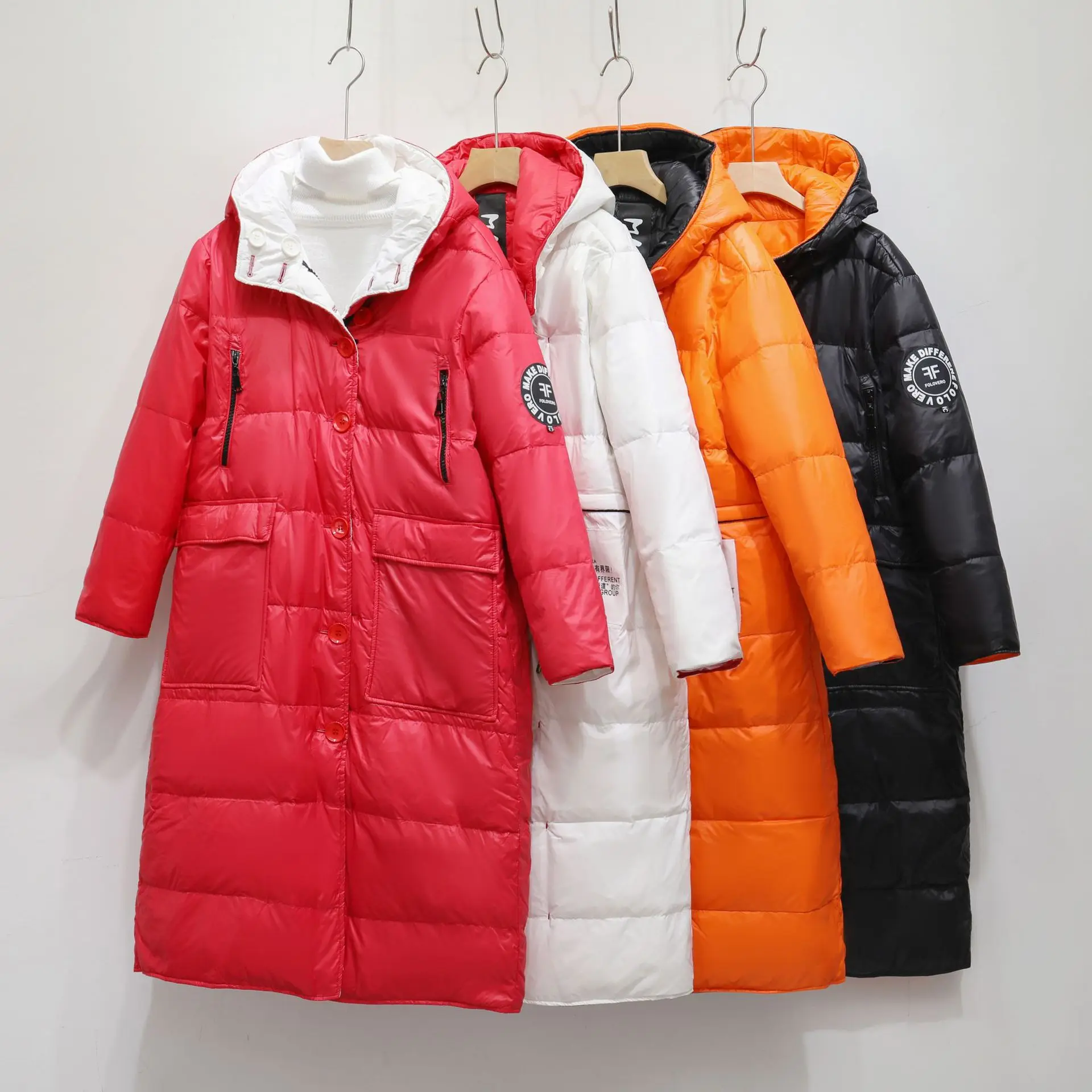 

Woman Long Coat Fashion Korean Preppy Style Retro Versatile Windbreaker Casual Warm Woolen Coat Oversize 2021 Spring Women Coat