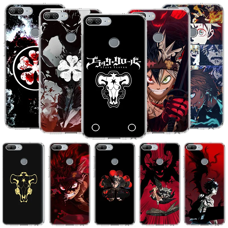 Чехол для телефона с рисунком черного клевера манги Xiaomi Redmi Note 12 Plus 12S 10 11 Pro 4G 5G 9T 9S