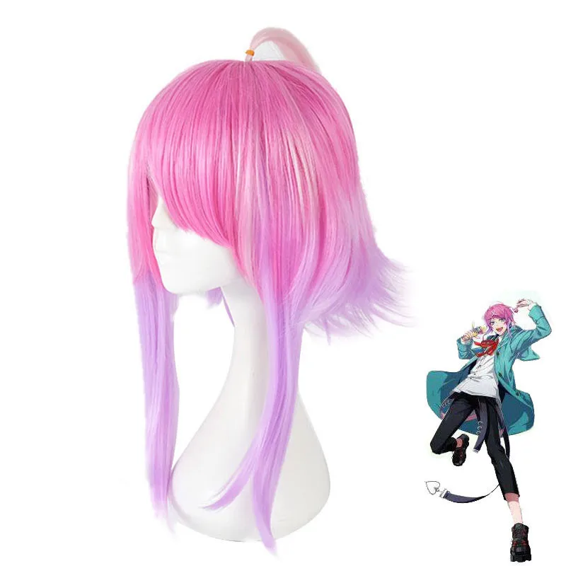 

Парик для косплея для мужчин и женщин, термостойкие синтетические волосы, короткие, с шапочкой