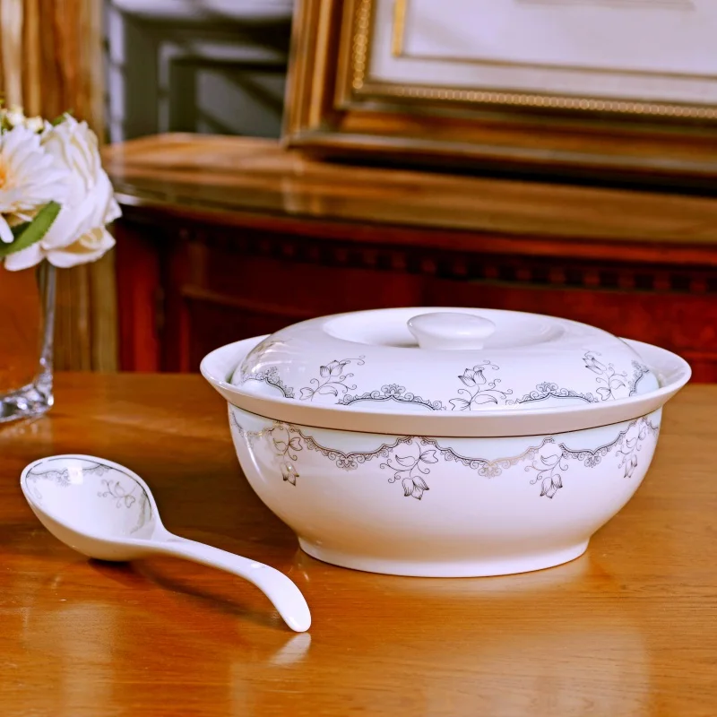 Набор посуды из 2 предметов креативная миска для супа Цзиндэчжэнь керамические